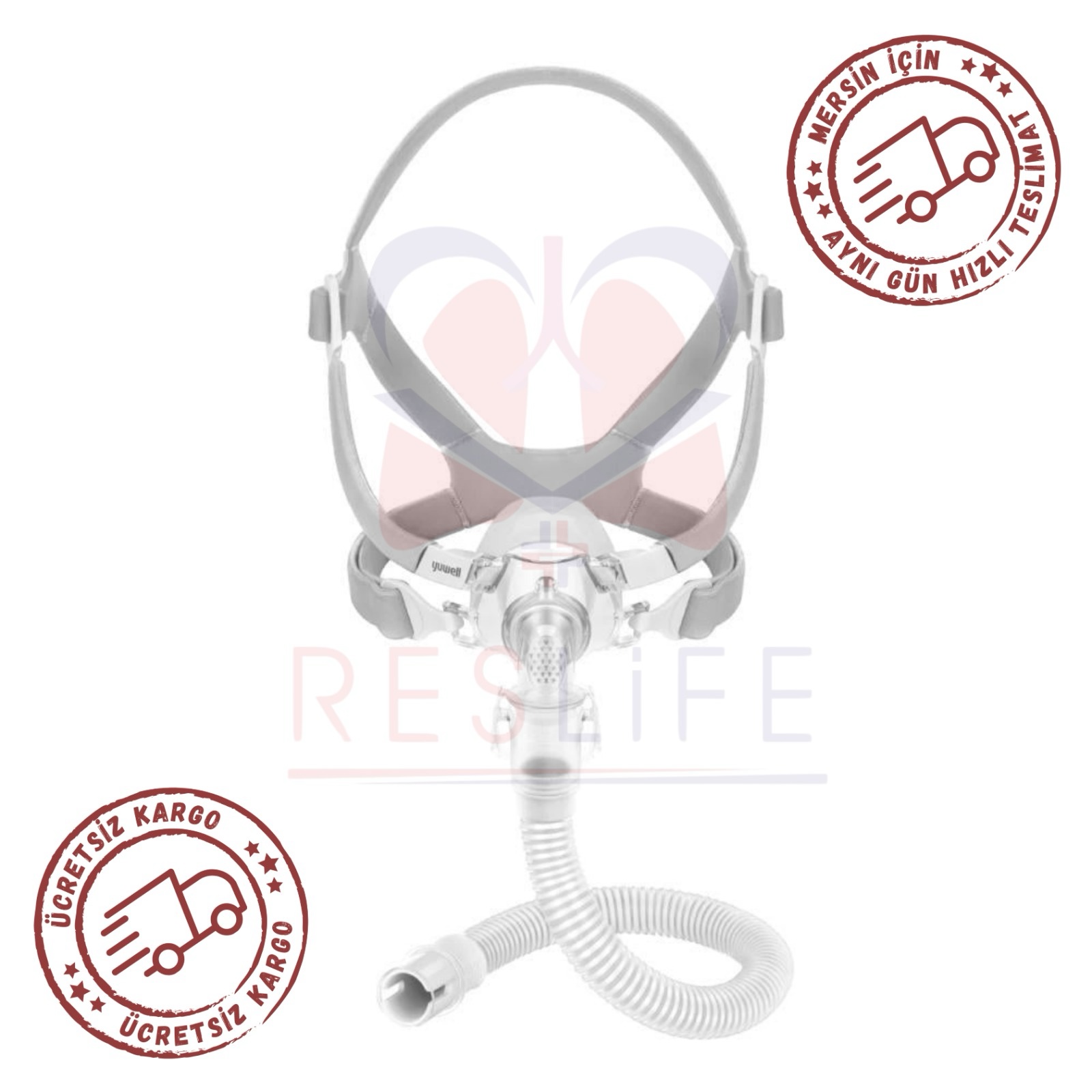 Yuwell Breathcare Yh-550 Auto Cpap Cihazı+Nemlendirici+Maske - Görsel 5