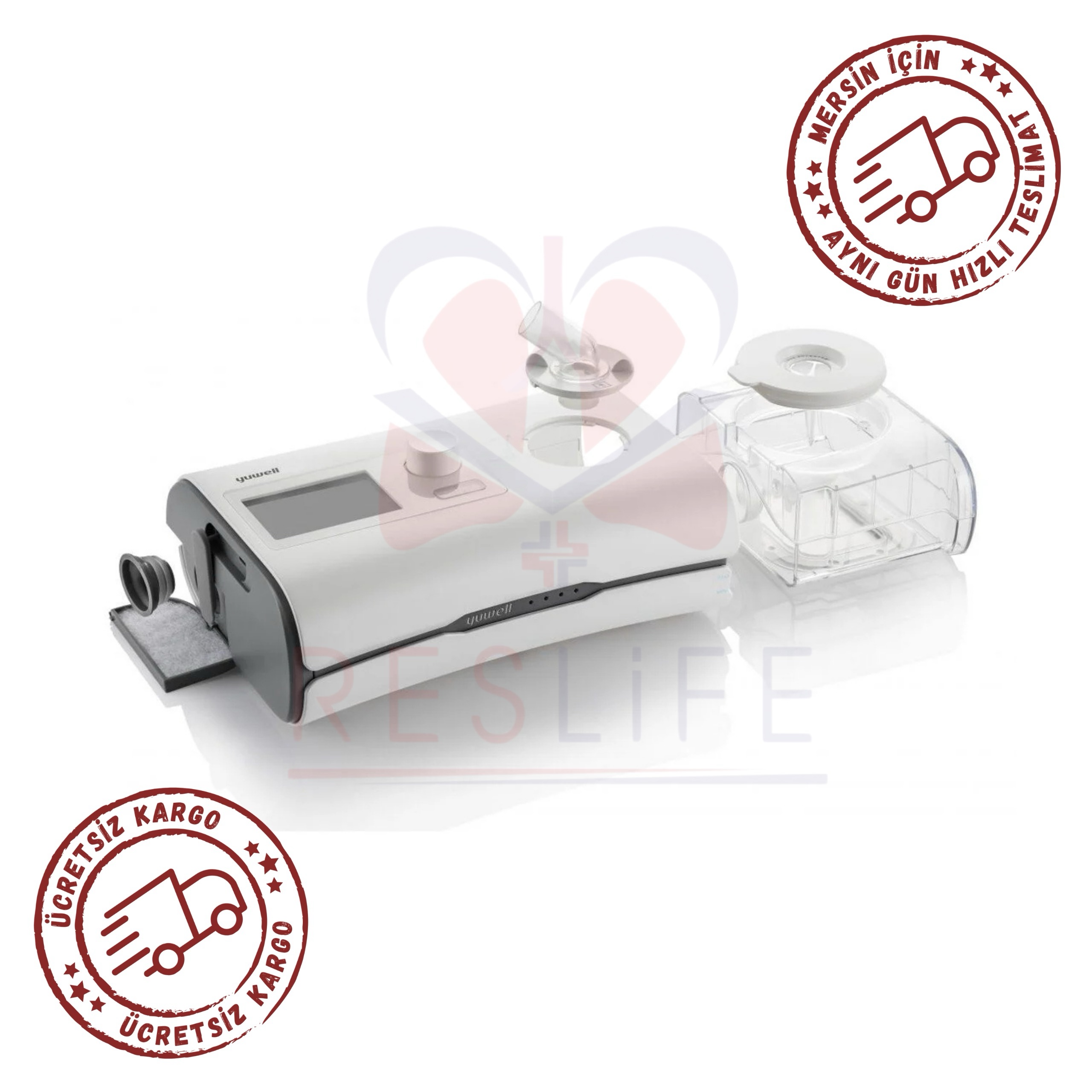 Yuwell Breathcare Yh-550 Auto Cpap Cihazı+Nemlendirici+Maske