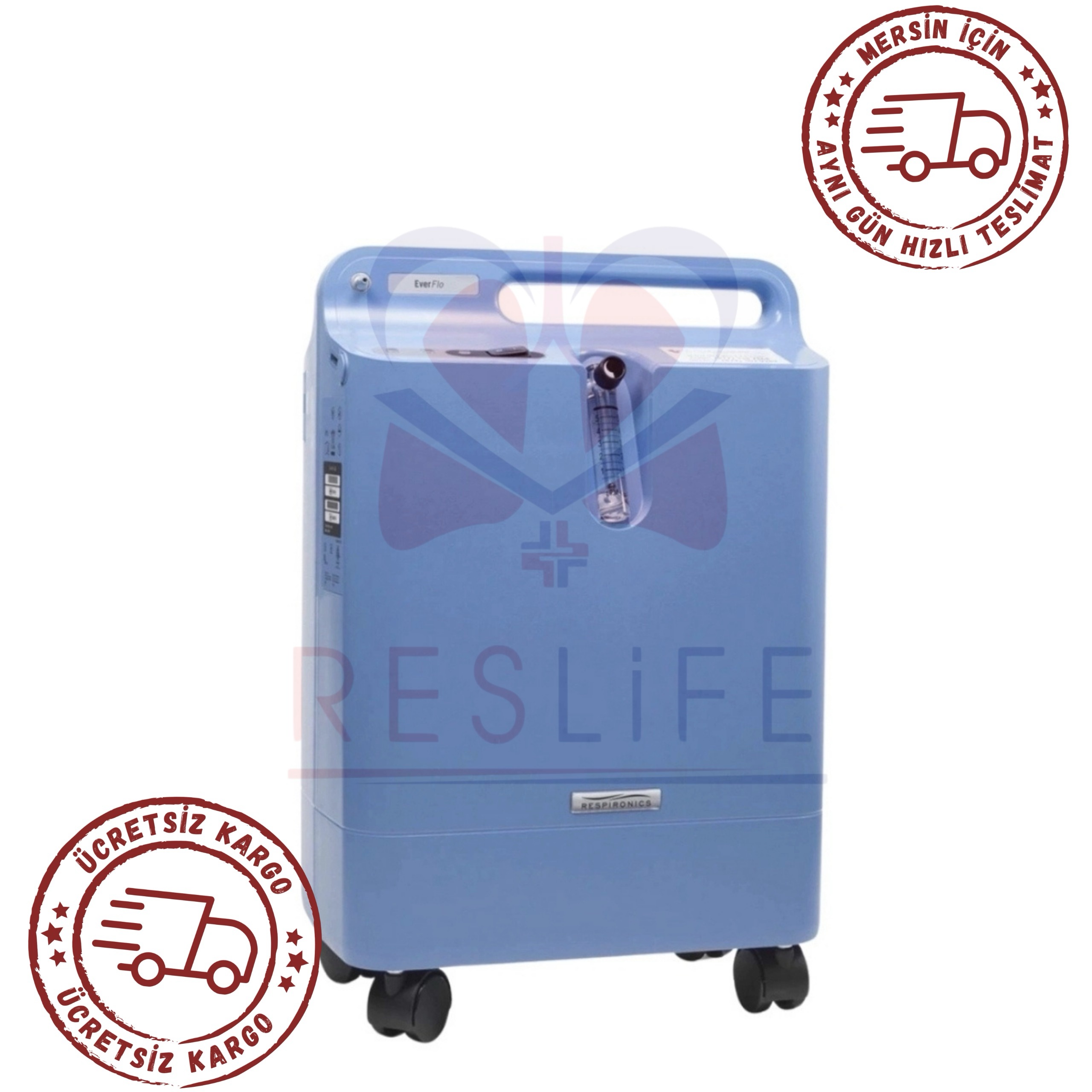 Philips Everflo Oksijen Konsantratörü - 5 Litre (24 Saat Oksijen Üretebilir) - Görsel 2