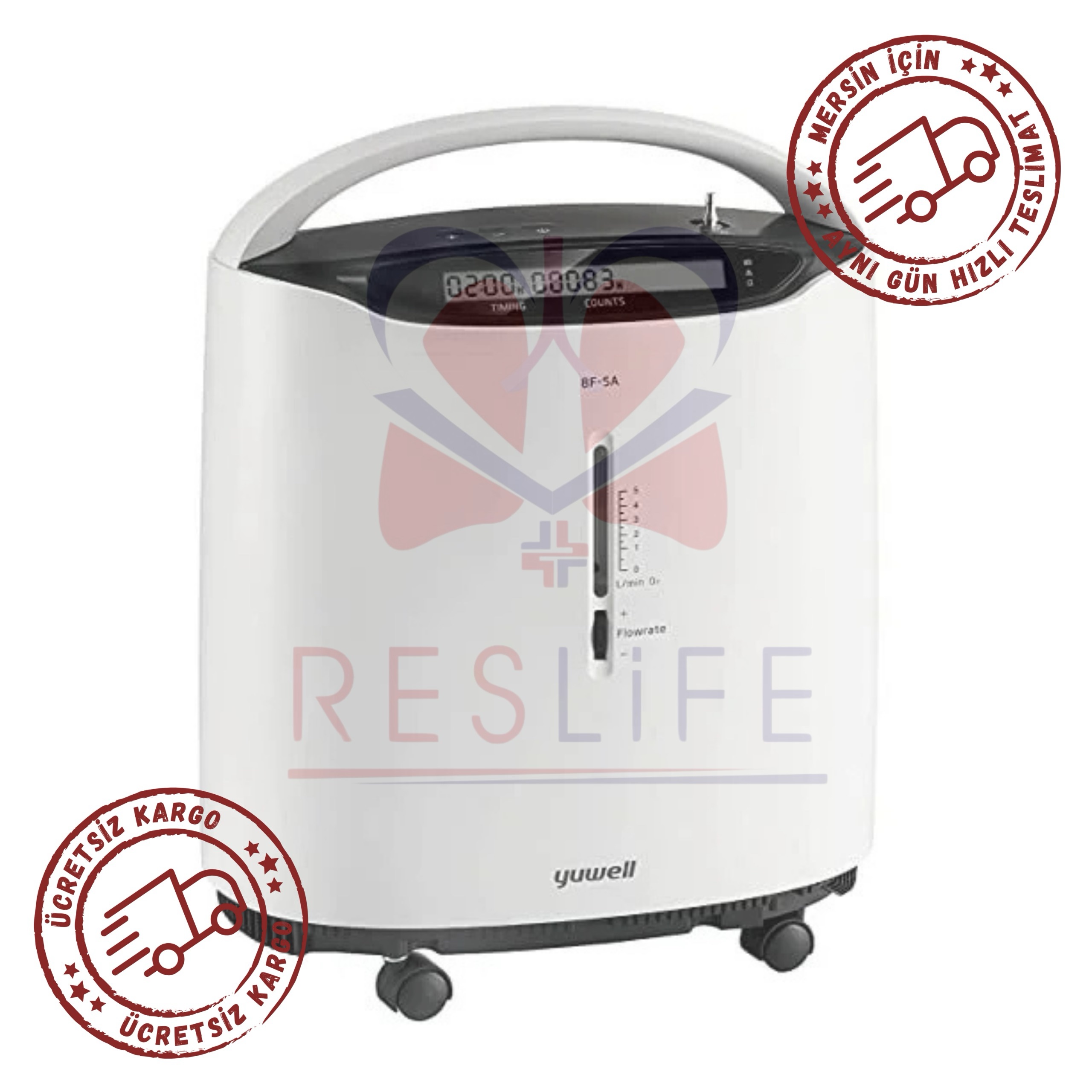 Yuwell 8F-5A 5 Litre Oksijen Konsantratörü - Görsel 2